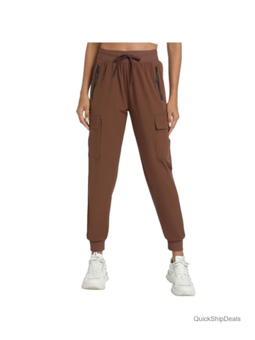 Women's Lightweight Cargo Joggers Quick Dry Hiking Pants with Pockets
